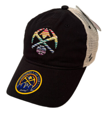 Zephyr RARE NBA Denver Nuggets  City  Unstructured Washed Mesh Hat BRAND NWT