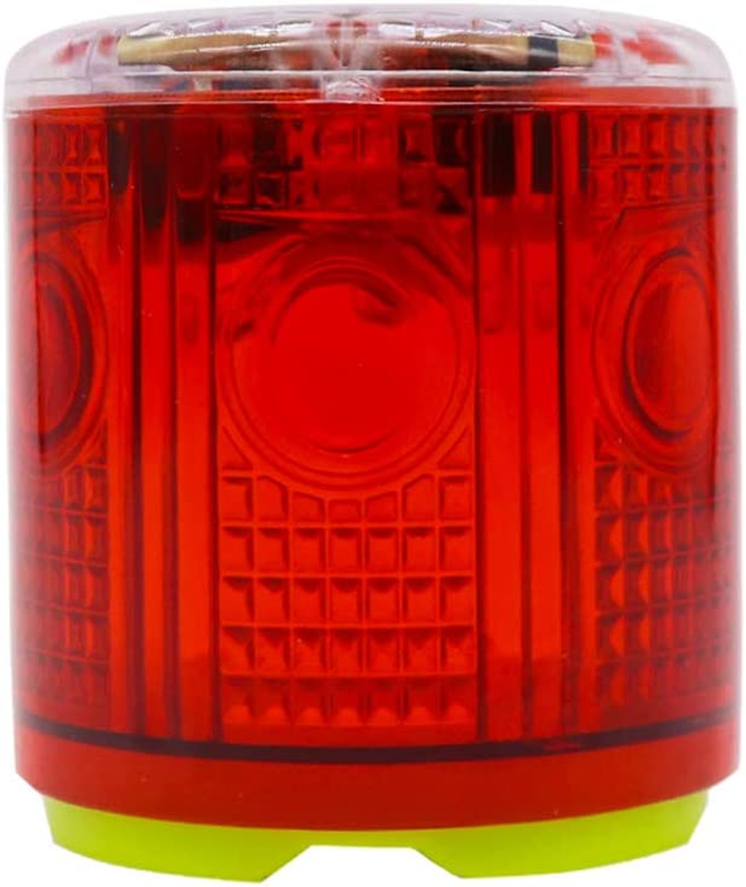 Solar Strobe Warning Light Strong Magnetic Base Flashing Super Bright 360