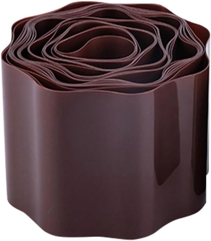 Plastic Garden Lawn Edge Border Fence, Corrugated Design, Durable HDPE Material,