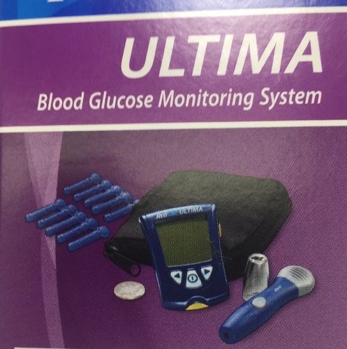 NEW ReliOn Ultima Blood Glucose Monitoring System Lancing, Lancets Included