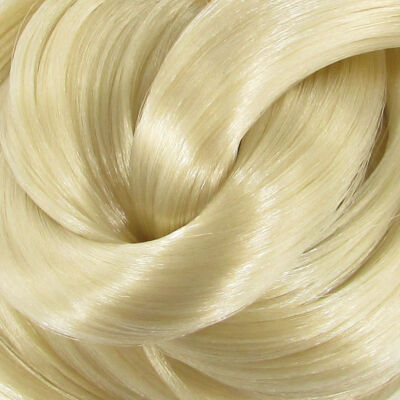 Nylon Doll Hair - Spotlight Blonde for Rerooting Custom Dolls, Doll Rehair