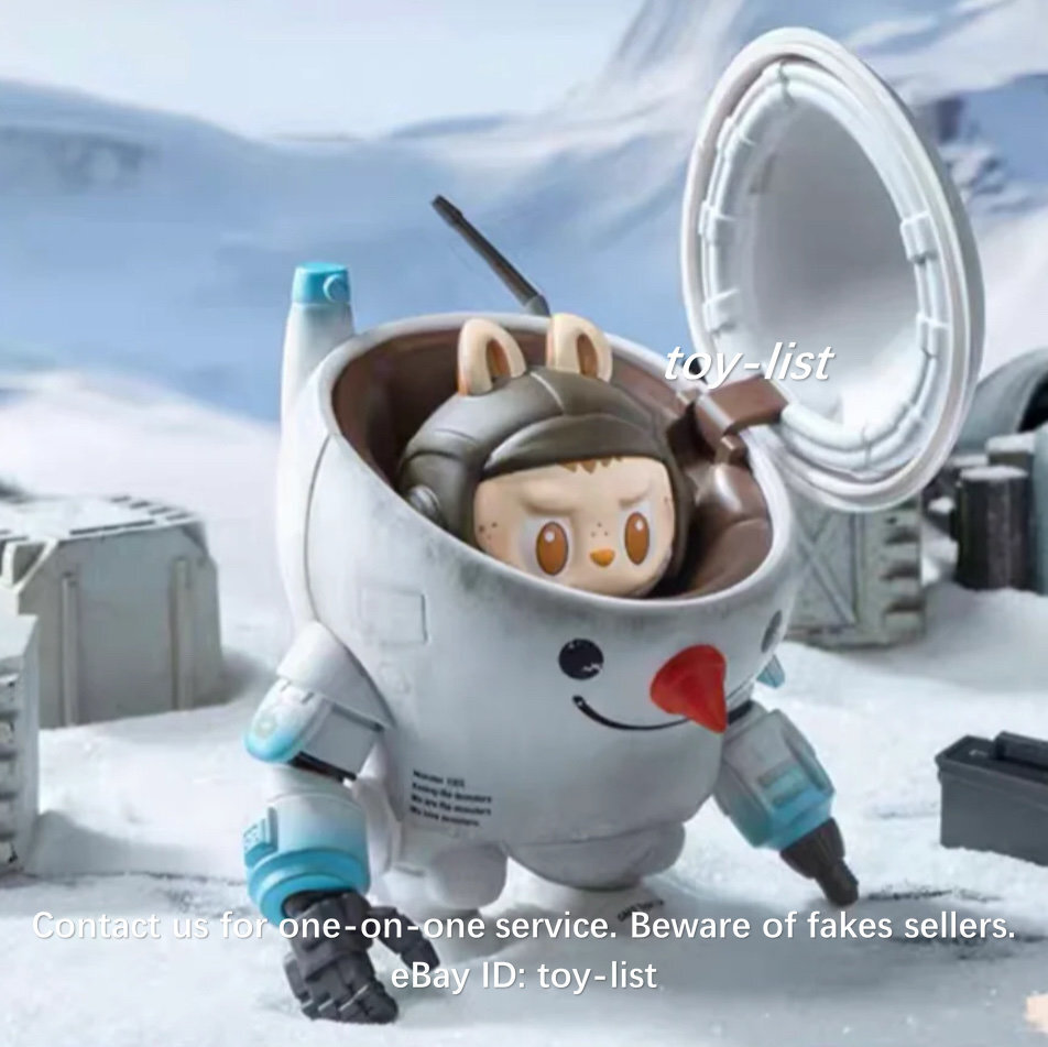 POP MART x LABUBU Maschinen Krieger Snowman Original Figure