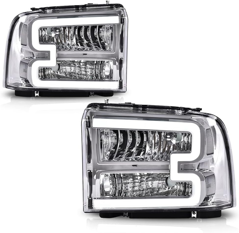 LED Headlight Assembly for 2005-2007 Ford F250 F350 F450 F550 Super Duty