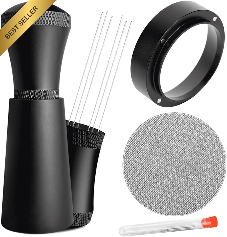 WDT Tools Espresso Puck Screen - 54Mm Dosing Funnel & Stainless Steel Needles Co