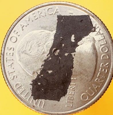 Rare high grade struck thru retained cloth 2014 Arches ATB quarter-rare find.