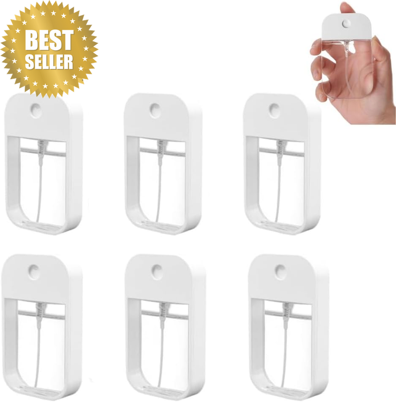 6 Pcs Travel Spray Bottle, 50ML Mini Refillable Cosmetic Perfume Atomizer, Porta