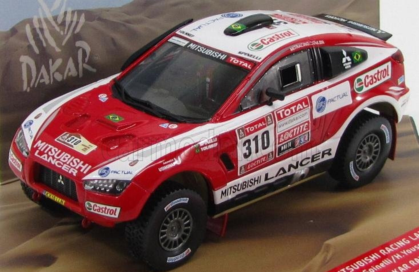 自動車 MONDO MOTORS CLASSIC RALLY Collection Ixo 1:43 Citroen ZX #201 winner rally Granada Dakar 1996