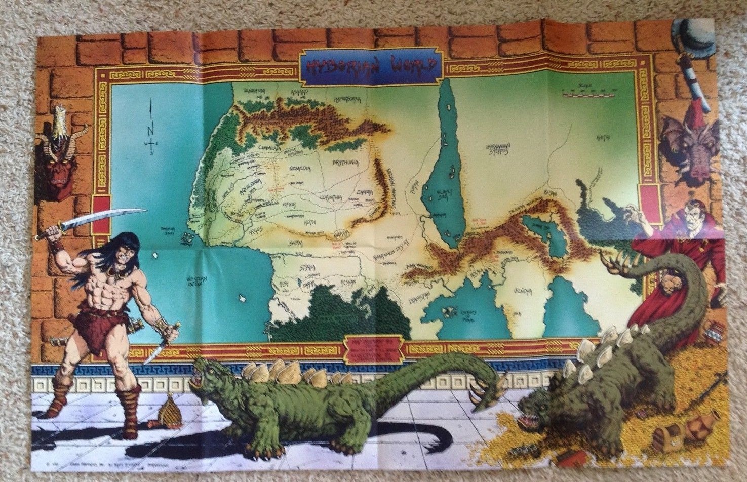 CONAN Role Playing Game TSR #7014 Never played! 100% Complete!! RARE!!!