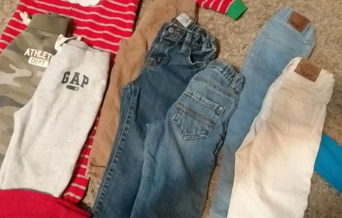 Boys Toddler 3t Winter/Spring Clothing Pants Jeans Pj Shirts GAP