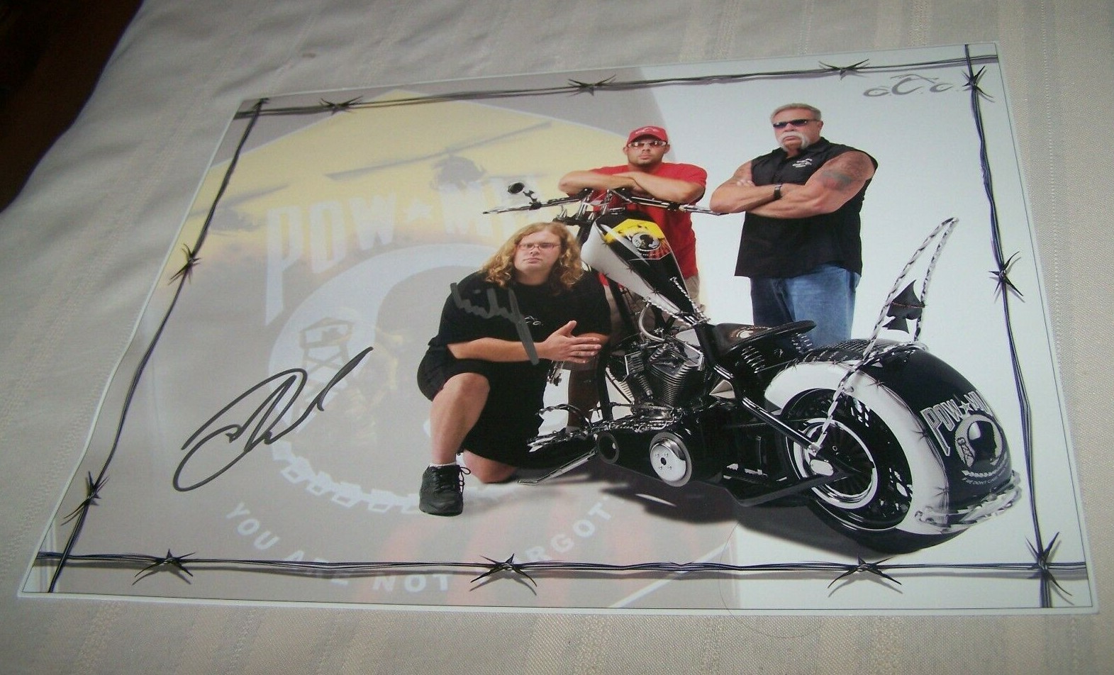 Orange County Choppers OCC American Choppers Signed Poster