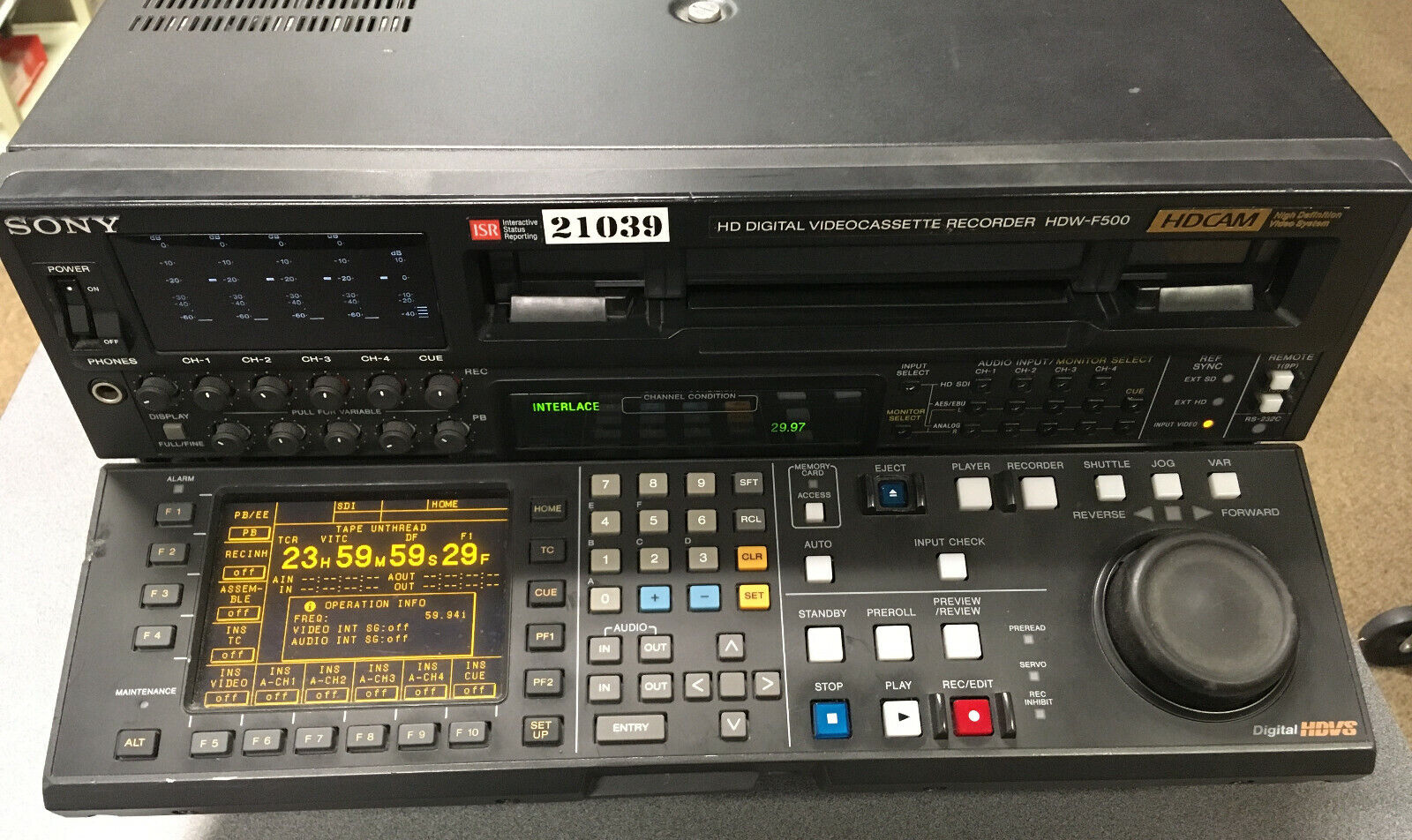Sony HDW-F500 HDCAM HD Digital Videocassette Recorder | eBay Sony HDW-F500 HDCAM HD Digital Videocassette Recorder | eBay