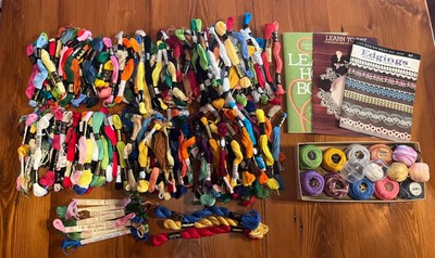 Vintage Variety Lot of DMC J & P Coats Star Mouline Single Strand Perle