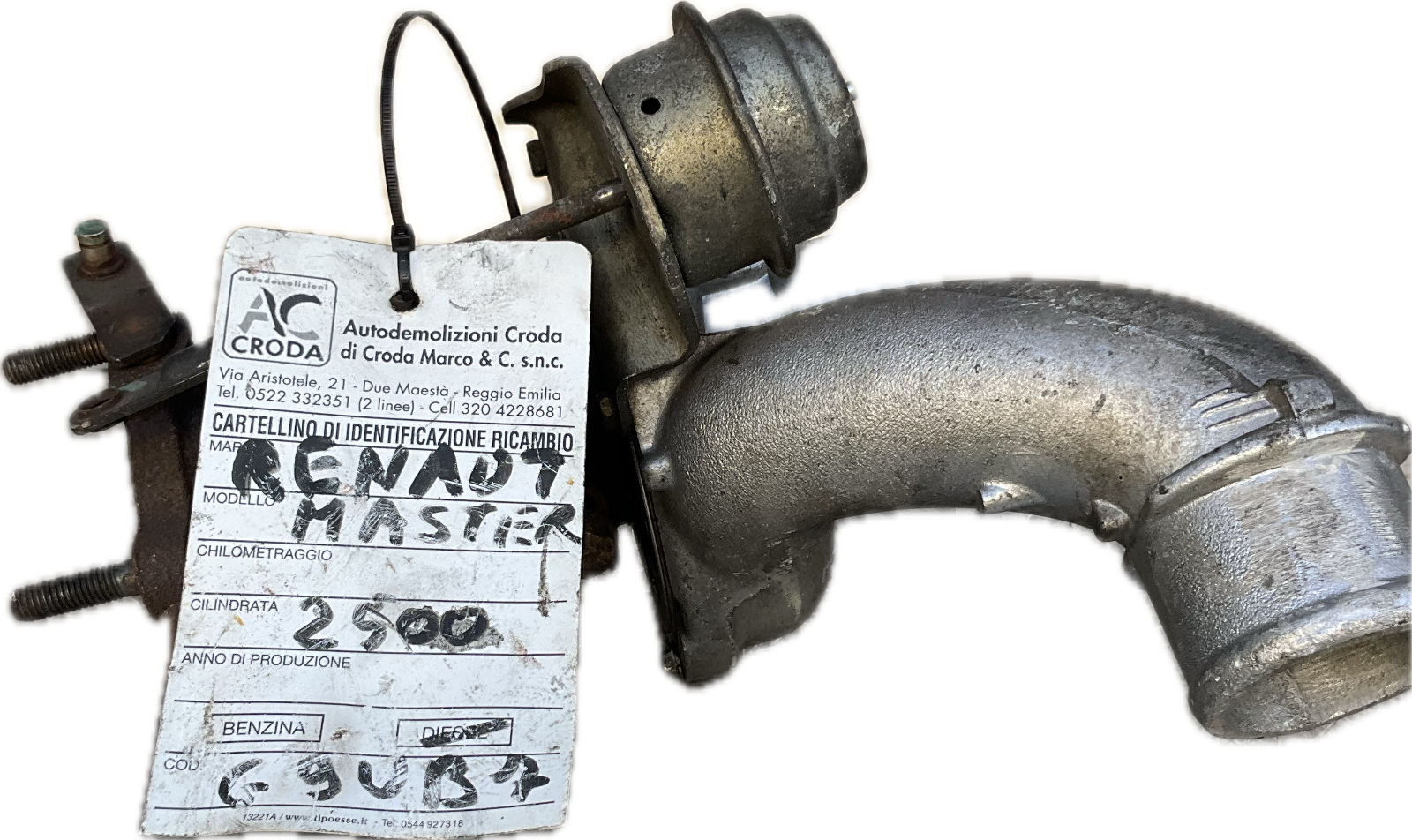 Turbo turbina per modello RENAULT TRAFIC MASTER codice ricambio: 8200459494a