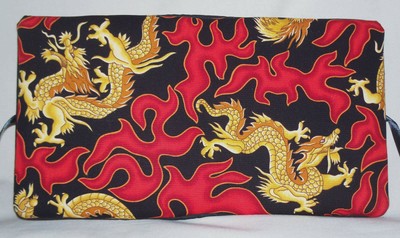 Oriental Asian Chinese Japanese Gold Dragon Handcrafted Photo Album 80 4
