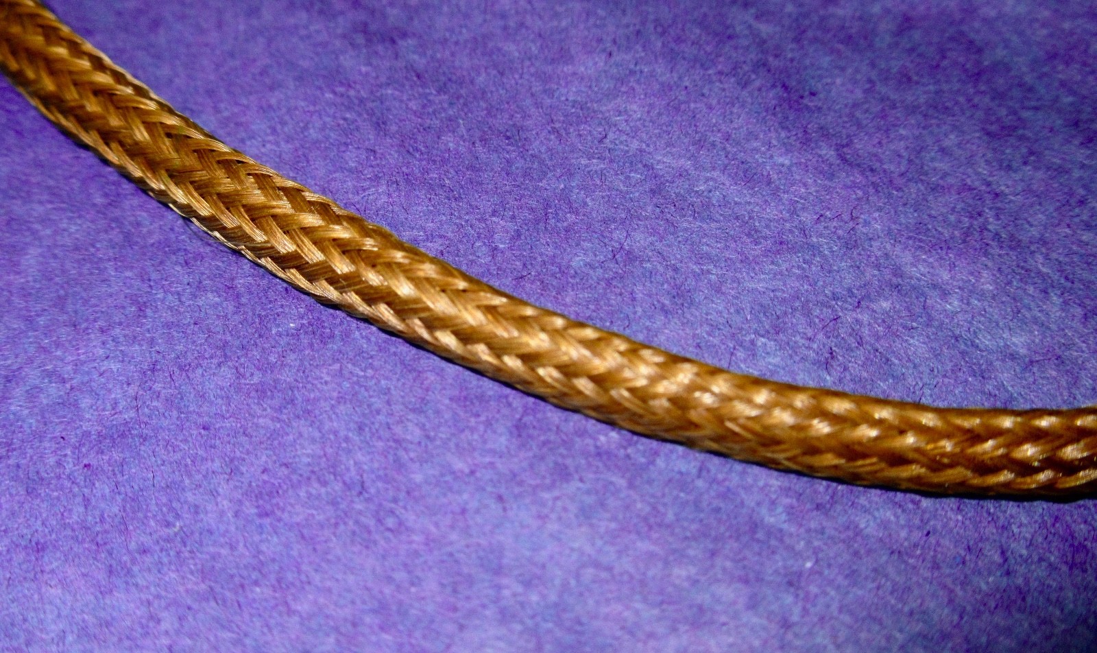 Antique Georgian Woven Human Hair Necklace Silver Clasp ca. 1780-1800