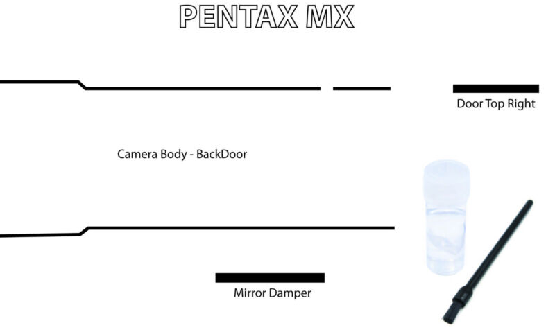Pentax MX Light Seal Kit