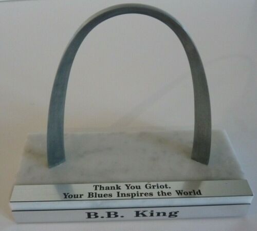 BB King OWNED St Louis Arch Griot  Award JULIEN