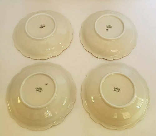 Rosenthal China Moss Rose Pompadour Set of 8 Fruit Bowls Germany