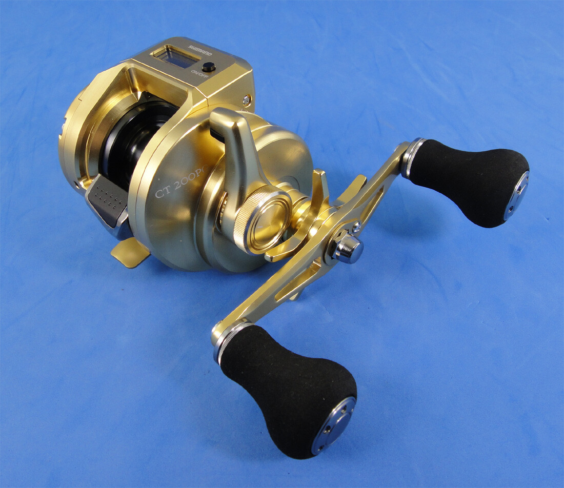 リール OCEA CONQUEST CT 200PG NEW SHIMANO OCEA CONQUEST 200 PG DIGITAL LINECOUNTER REEL