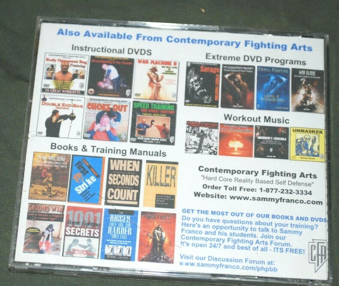 Sammy Franco's Contemporary Fighting Arts Street Combat First Strike DVD