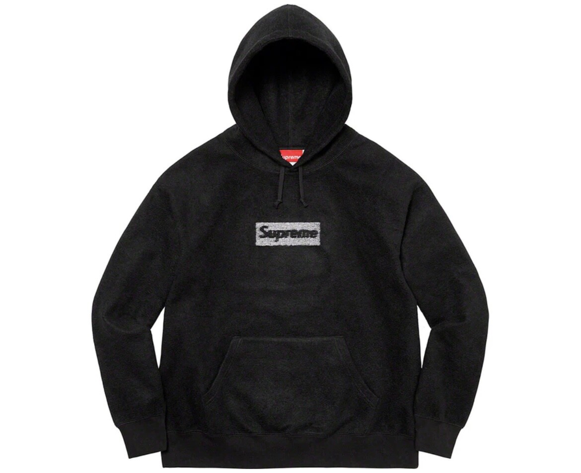 Pre-owned Supreme Inside Out Box Logo Hooded Sweatshirt Black S, M, L In Hand
