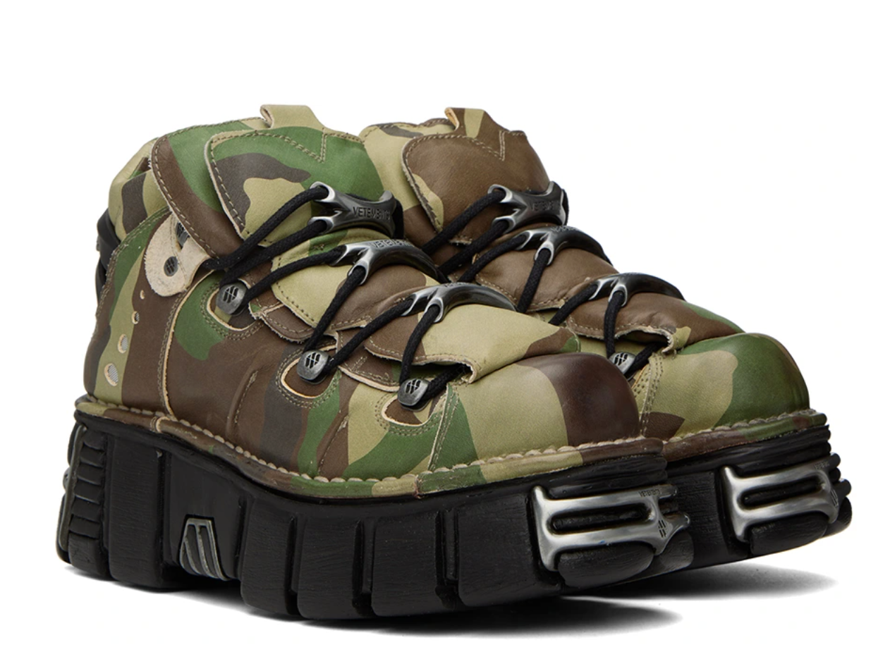 New Rock × VETEMENTS Khaki New Rock Edition Platform New Rock × VETEMENTS Khaki New Rock Edition Platform