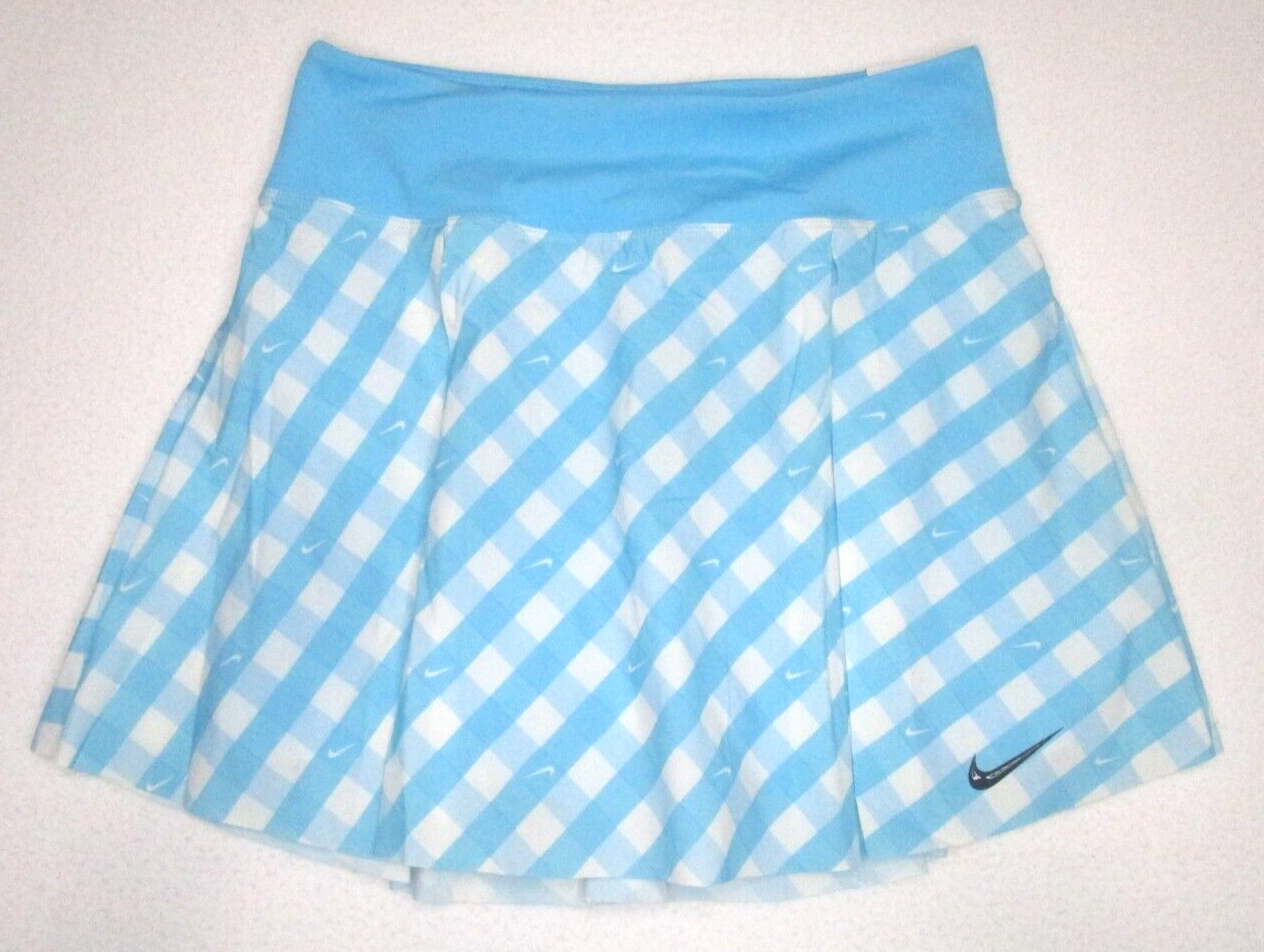 Nike Women's Dri-Fit Printed Club Skort Baltic Blue - Size