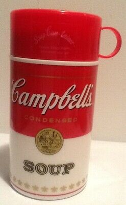 Campbell's Soup Thermos 11.5 oz Can-tainer 1998 Vintage NEW Wi...