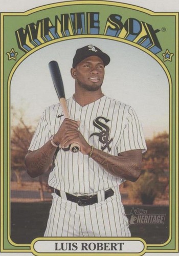 2021 Topps Heritage - Luis Robert #OB-LR
