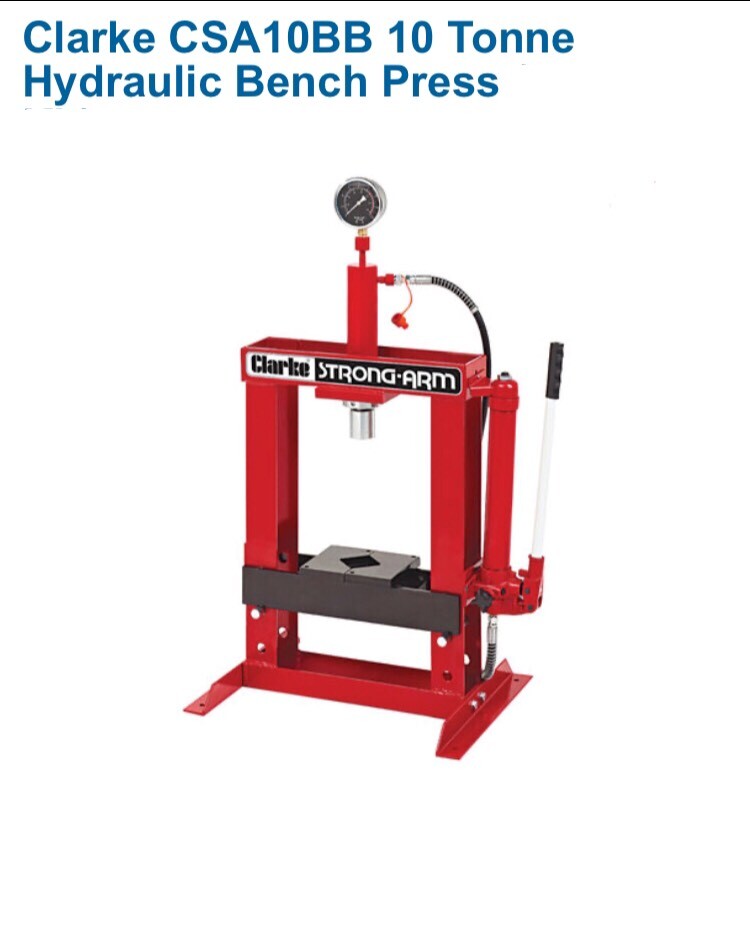 Clarke 10 Tonne Hydraulic Bench Press in Redcliffe, Bristol Gumtree