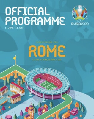 ENGLANDS NEXT VENUE! *ROME EDITION* EURO 2020 Official UEFA Tournament Programme