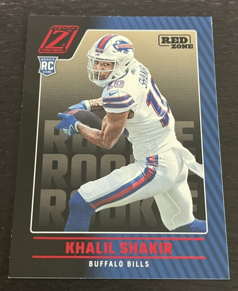 2022 Panini Zenith - Khalil Shakir - #197 - Red Zone RC