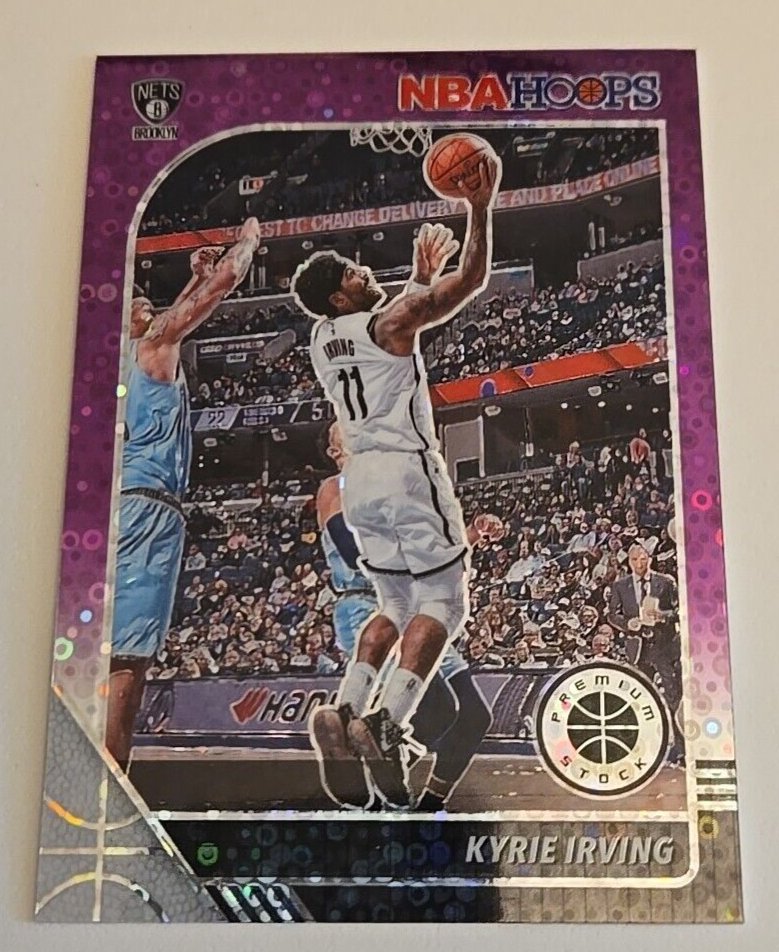 2019-20 Panini NBA Hoops Premium Stock Kyrie Irving Purple