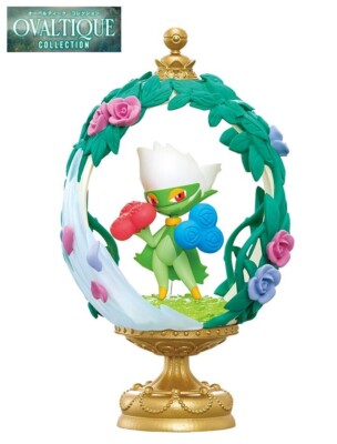 RE-MENT Pokemon Ovaltique Collection Mini Figure Antique Style Toy #4 Roserade