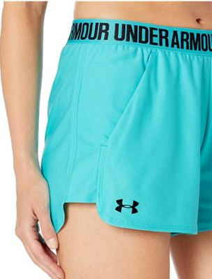 Under Armour Women's Play Up Shorts Breathtaking Blue Black X-Small short  mujer