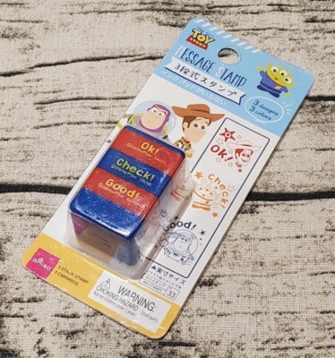 Disney Mickey Minnie Mouse Self Inking Stamps Reward Toy Story Winnie Pooh Diary