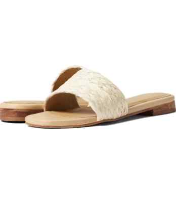 Kaanas x Jessie James Decker Key Largo Sandals Natural Beige Women 9 NIB $108