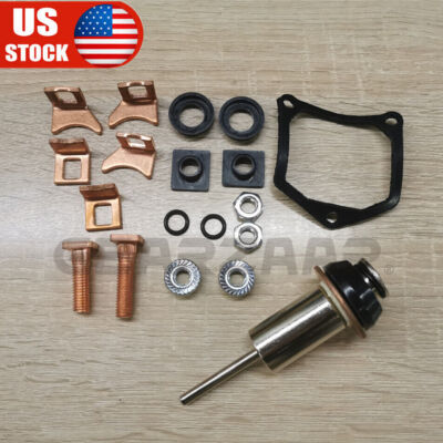 DENSO STARTER SOLENOID REPAIR REBUILD KIT PLUNGER/CONTACTS Yauilhhvhpxggbxkekckk