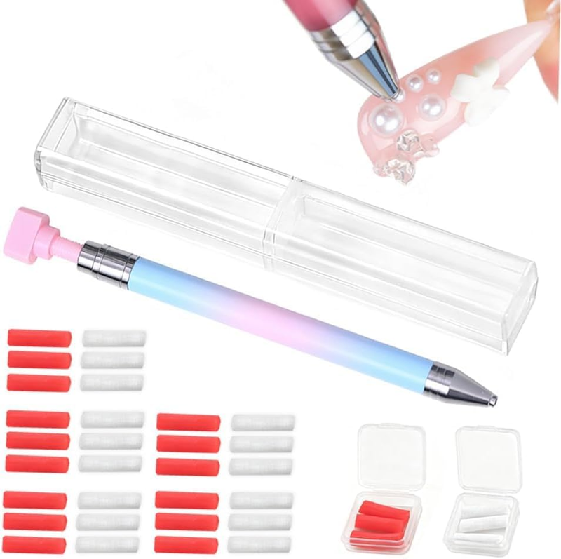 Automatic Refillable Wax Pen, Diamond Art Pen with 30Pcs Wax Diamond Art Accesso