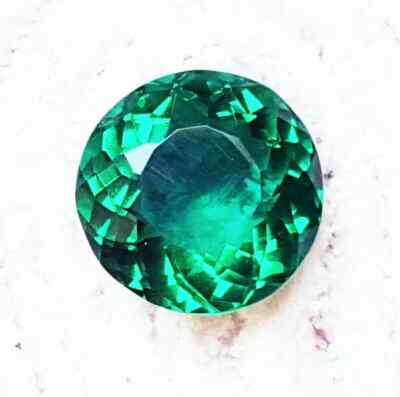 Round Shape Green Topaz 23.65 Ct Certified Loose Gemstone With Free Gift