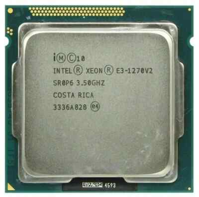 Intel Xeon E3-1270 V2 SR0P6 Quad-Core 3.5 GHz CPU Processor 69W LGA1155
