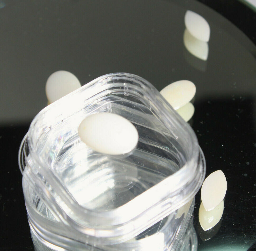 Opals White 5 total stones Free Shipping