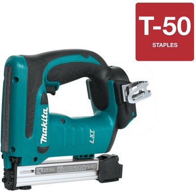 Makita Cordless Pneumatic Crown Stapler 18-Volt Lithium-Ion Electric Handle
