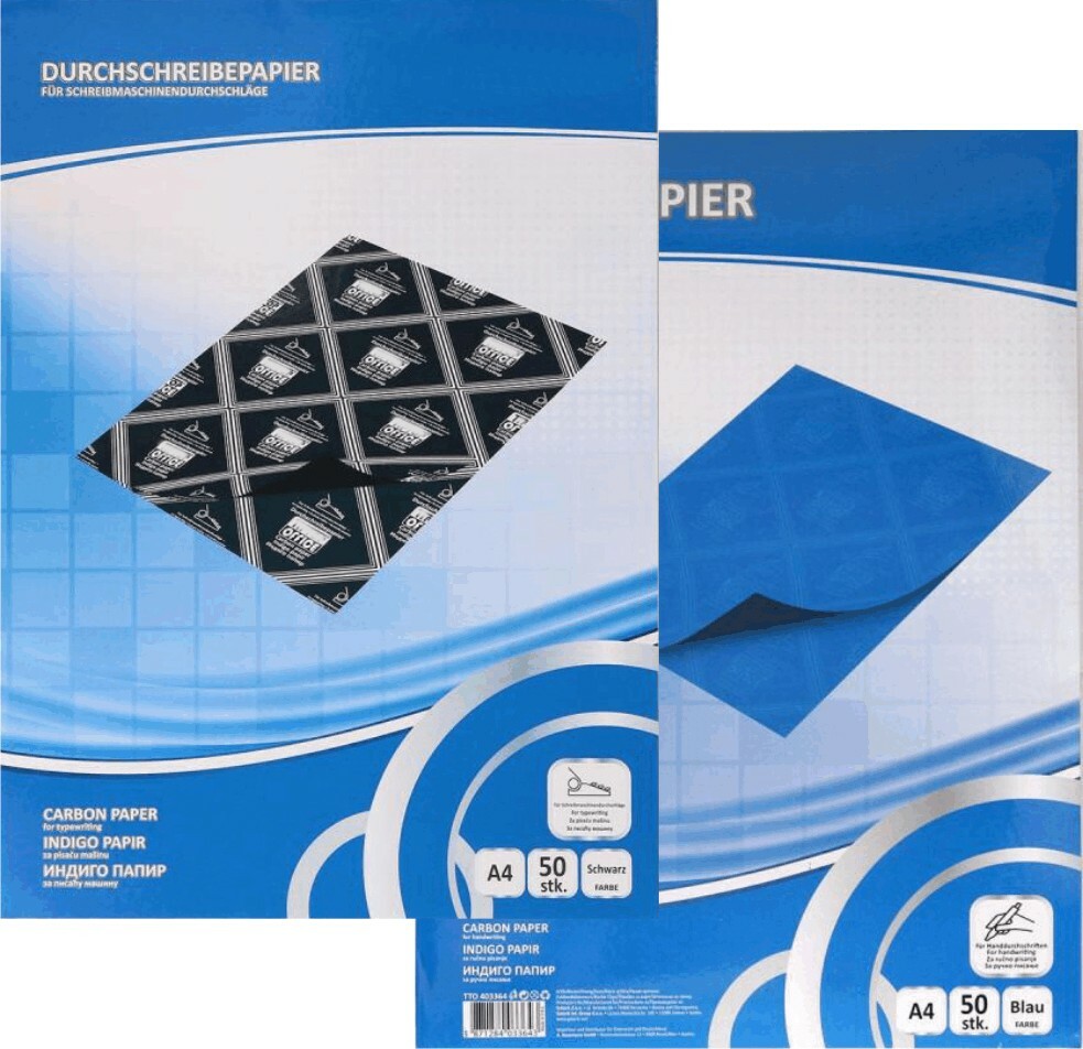 Kohlepapier Blaupapier DIN A4  Pauspapier Durchschreibepapier 50 Blatt