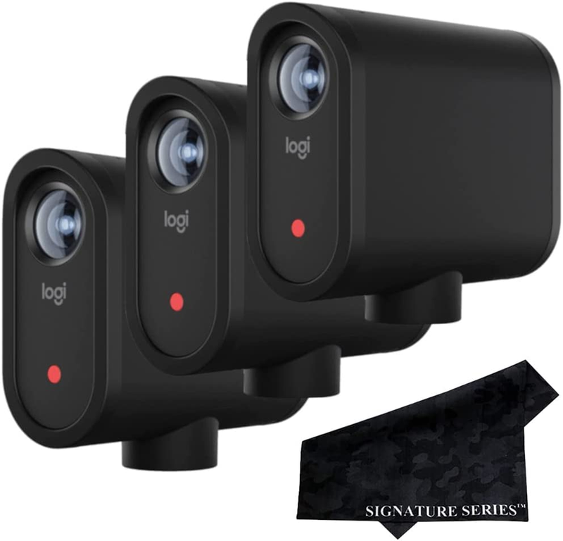 Start 3-Pack Wireless Live Streaming Cameras, for Multi-Camera HD Video, App Con