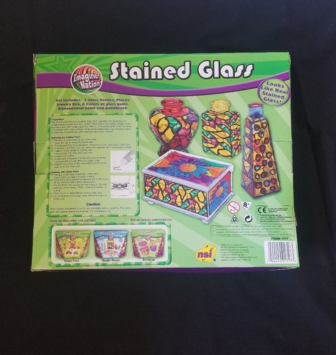 Vintage Tiffany Style Imagine Nation Stained Glass Kit