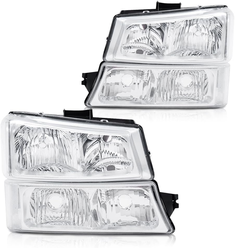Headlight Assembly for Chevy Silverado 1500 2500 3500 HD Models 2003-2006