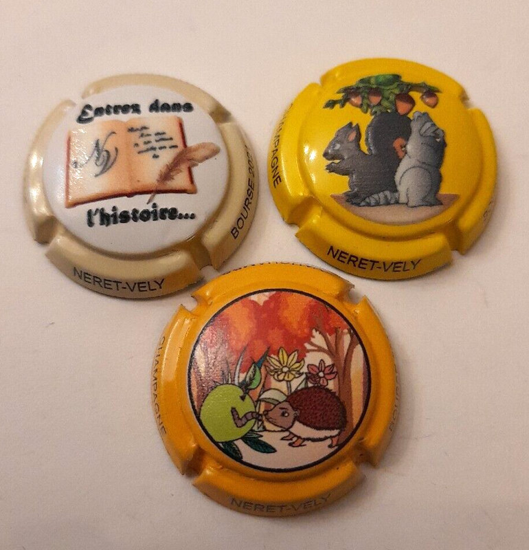 Capsule De Champagne Neret Vely  SÃ©Rie 77 Bourse 2021 Vauchamps Num 195 Ex