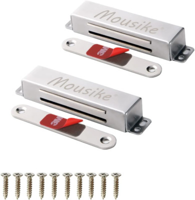 2 Pack 90 Lbs Magnetic Door Catches, Heavy Duty, Strong Magnets for Cabinet
