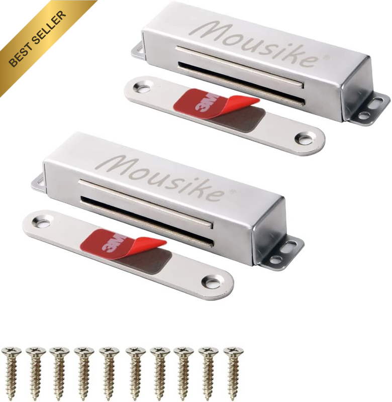 Moosike Magnetic Door Catch Heavy Duty 90Lb Door Magnets with Strong Magnetic fo
